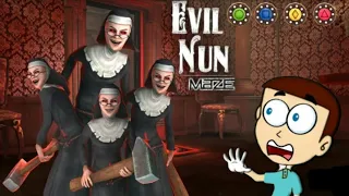 Evil nun maze gameplay walkthrough part 1 floor 1-5 ( iOS, android)#001 #gameplay #scary #evilnun