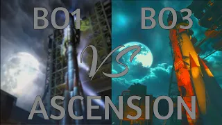 Ascension remastered map comparison // BO1 & BO3 Zombies