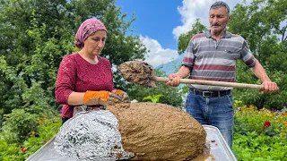 Recipe From A Distant Eastern Village! Young Lamb Baked Under Clay