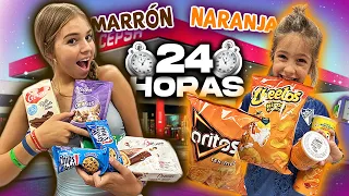 24 HORAS COMIENDO EN GASOLINERAS POR COLORES / El mundo de Indy