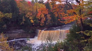 Tahquamenon falls During Autumn Michigan