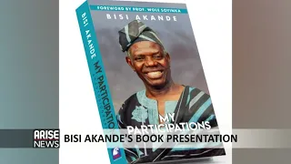 BISI AKANDE'S BOOK PRESENTATION