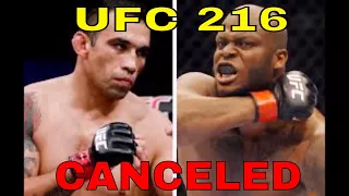 UFC 216 | Fabricio Werdum vs Derrick Lewis canceled, Walt Harris steped in