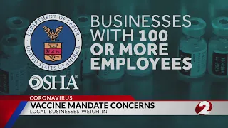 Miami Valley businesses react to President Biden's vaccine mandates