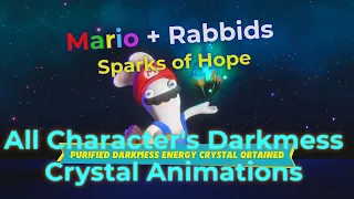 Mario + Rabbids: Sparks of Hope: All Character Darkmess Crystal victory animations