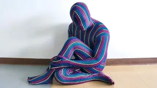 Review Zentai [4K2160p-60fps] : Zentai Full Body Suit With Colorful Striped