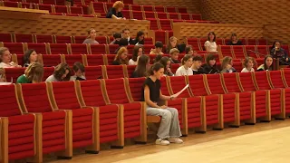 Répétition à la Seine Musicale (Le seigneur des anneaux II)