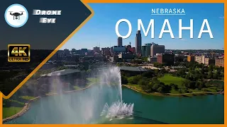 🌍 Omaha | Nebraska | USA 🇺🇸 | Through A Drone's Eye | 4K Drone Footage | Mind Relaxing 👁‍🗨