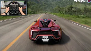 Forza Horizon 5 - 2016 W Motors Lykan HyperSport | Moza DD R9 Gameplay