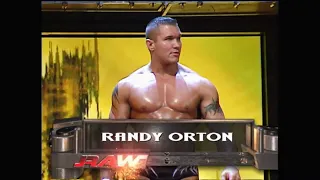 Randy Orton Vs. Jeff Hardy | RAW Aug 28, 2006
