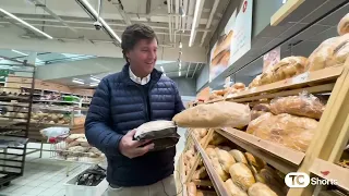 Tucker Carlson buying Groceries in Russia Exposes the Inflation in the USA.