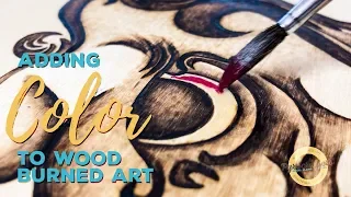 How to Wood Burn with Color by Pyrocrafters Owl Redo Part Two