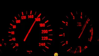 BMW E39 535i V8 manual acceleration 0-160 km/h , 60-160 km/h