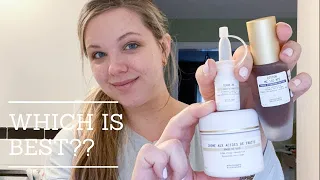 BIOLOGIQUE RECHERCHE | battle of creme aux acides de fruits vs serum 3R vs MC110 no1 — who wins?!