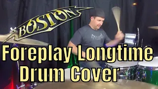 Boston "Foreplay Long Time" Drum Cover (HQ Audio Drumless Track)