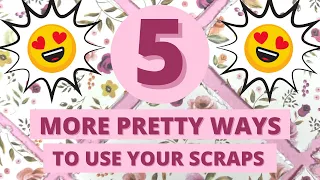 😱 5 MORE Ways 😱 to use Your Paper SCRAPS! Which ones your favourite?