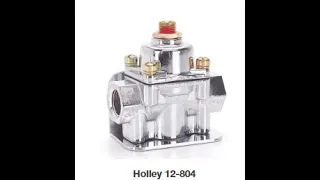 Holley 804 fuel pressure regulator install