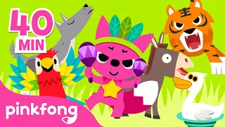 Belajar Nama dan Suara Binatang | Hewan & binatang untuk anak-anak | Pinkfong Baby Shark