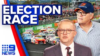Prime Minister and Opposition Leader take election race to NSW | 9 News Australia