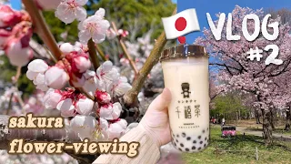 JAPAN VLOG #2 ✿ Flower-Viewing in Sapporo 🇯🇵 ✿ Sakura Season