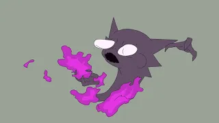 Gastly, Haunter, Gengar, Mega Gengar - Ghost Pokemon Evolution Animation 2