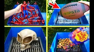 AMAZING SHREDDING COMPILATION! SHREDDING SPIDERMAN, CHUPA CHUPS, SKULL, FOOTBALL AND OTHERS