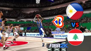 Philippines VS Lebanon l Full Game Match Highlights FIBA World Cup 2K23