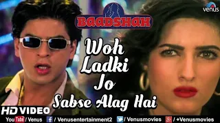 Woh Ladki Jo Sabse Alag Hai - Badshah 1999 Shahrukh Khan Twinkle Khanna