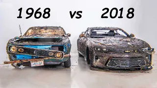 Restoration Abandoned New vs Old Chevrolet Camaro 2020 vs 1968 - Muscle Car Model Cars