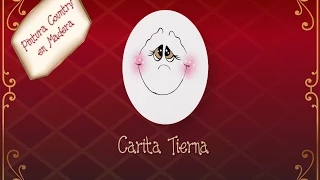 Como pintar caritas y expresiones - Carita Tierna