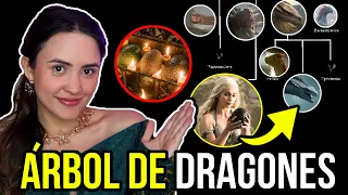 Árbol Genealógico DRAGONES en House of the Dragon🔥Origen dragones de Daenerys Targaryen