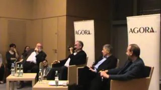 Jerzy Bralczyk, Jan Miodek, Andrzej Markowski, AGORA 7.5.2014"