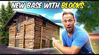 Reviving with a Block Wall I Bought an Abandoned Old Log Cabin