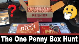 Coin Roll Hunting - What's In This Penny Box?