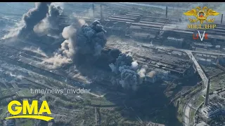 Battle continues for Ukrainian steel plant l GMA