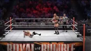 Royal Rumble 2013 - CM Punk vs The Rock (Full Match HQ)