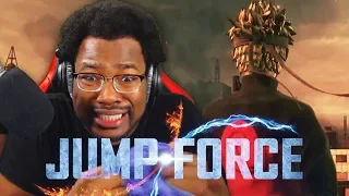 THIS GAME ISN'T REAL! Jump Force OFFICIAL Trailer LIVE REACTION