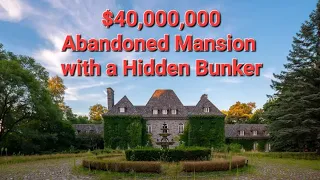 This $40 Million Dollar Mansion is Abandoned With A Secret Bunker