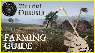 Medieval Dynasty | How to FARM🌾| Guide to Farming, Fields, Seeds, Manure, Barn, Tips & Tricks👨‍🌾 !