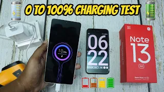 Redmi Note 13 Charging Test 0 to 100% and Heating Test || with 33 Watt Box Charger 🔥
