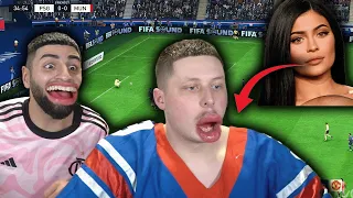 EA FC 24 MATCH wird EHRENLOS + KYLIE JENNER LIP STICK CHALLENGE | Jordan & Semih