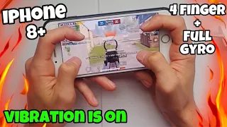 Vibration Mode is ON | 4 FINGER + Full Gyro iphone 8 plus