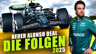 Die Folgen des Alonso Deals: Wer fährt in der F1 2025 wo?