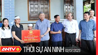 Thời sự an ninh ngày 2/7: Bộ trưởng Tô Lâm động viên các gia đình liệt sỹ tại Đắk Lắk | ANTV