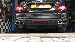 CLS 63 AMG  SUPERSPRINT DOWNPIPES + STAGE 2 ..SOUND CHECK