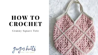 How to Crochet a Granny Square Tote