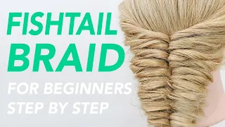 How To Fake Fishtail Braid Step By Step For Complete Beginners, EASY & SIMPLE HAIRSTYLE, NO BRAIDING