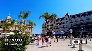 MONACO - City, Port and Casino 2023 - Walking Tour 4k