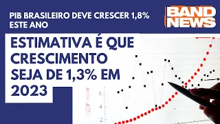 PIB: Estimativa é que crescimento seja de 1,3% em 2023