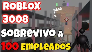 ROBLOX 3008: SOBREVIVO A 100 EMPLEADOS CON la BASE MÁS SEGURA🔨 | SCP | SofiQueen | 🔥😨